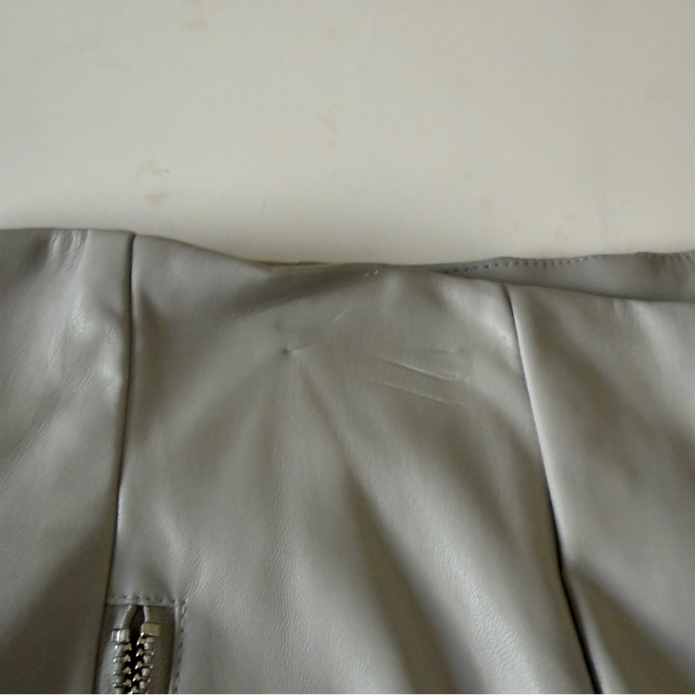 ASOS Utility Wrap Midi Skirt Pencil Asymmetrical Gray NWT Size 8 - Picture 5 of 7